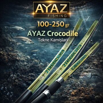 AYAZ Crocodile Tekne Kamışları