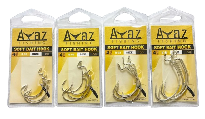 AYAZ Soft Bait Hook Silikon İğnesi